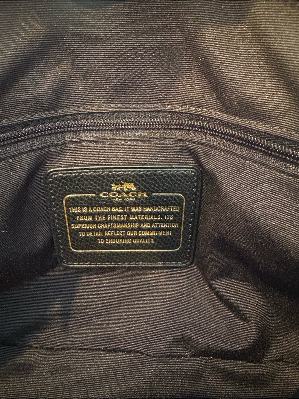 Coach Two-Tone Brown and Black Leather Dome Satchel - Picture 4 of 4